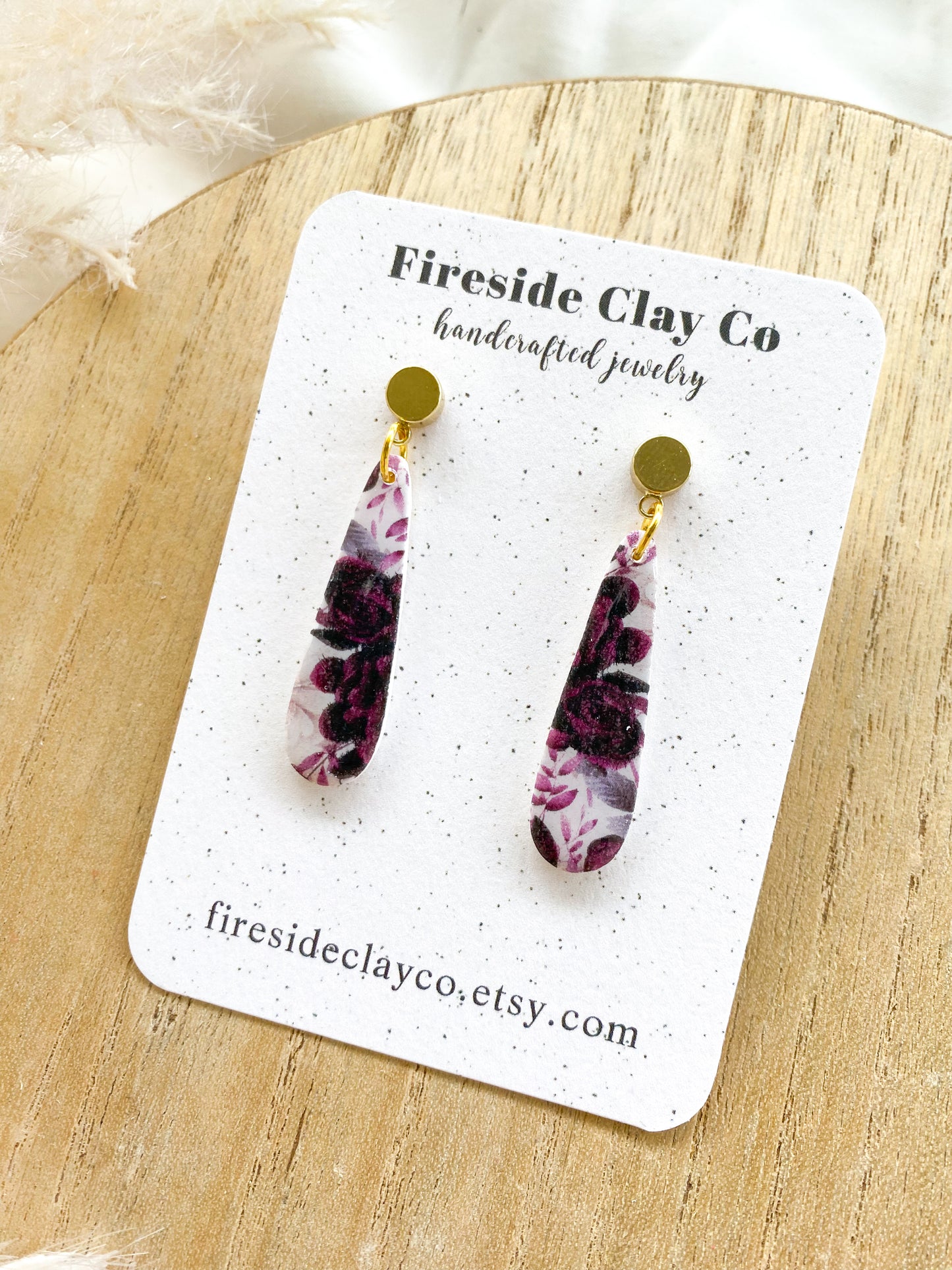 Purple Majesty Teardrop Dangles