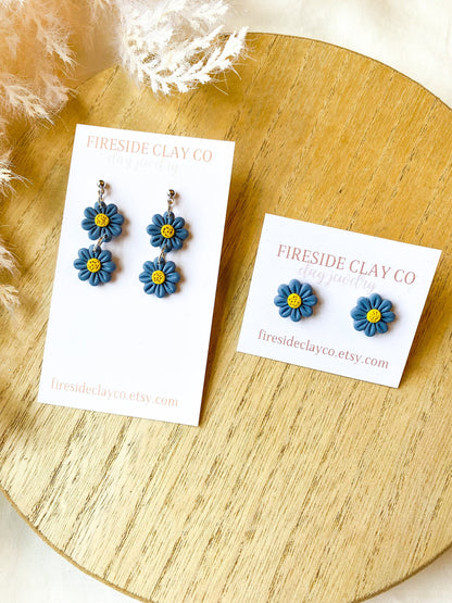 Forget-Me-Not Studs and Dangles