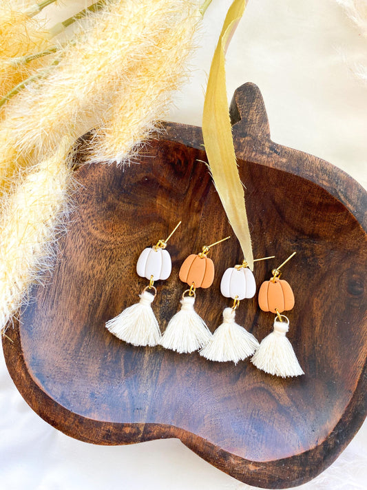 Pumpkin Tassel Dangle